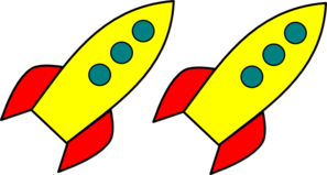 Rockets For Fluency Clip Art