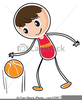 Boy Basketball Clipart Image