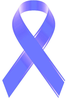 Lung Cancer Awareness Ribbon Clipart Image