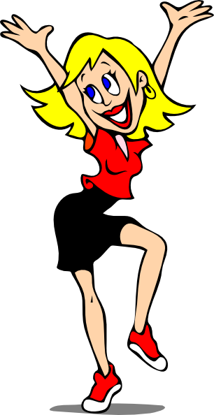 blonde girl clipart - photo #22