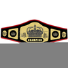Champion Belt Clipart Image