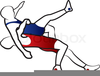 Freestyle Wrestling Clipart Image