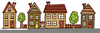 Free Houses Clipart Image