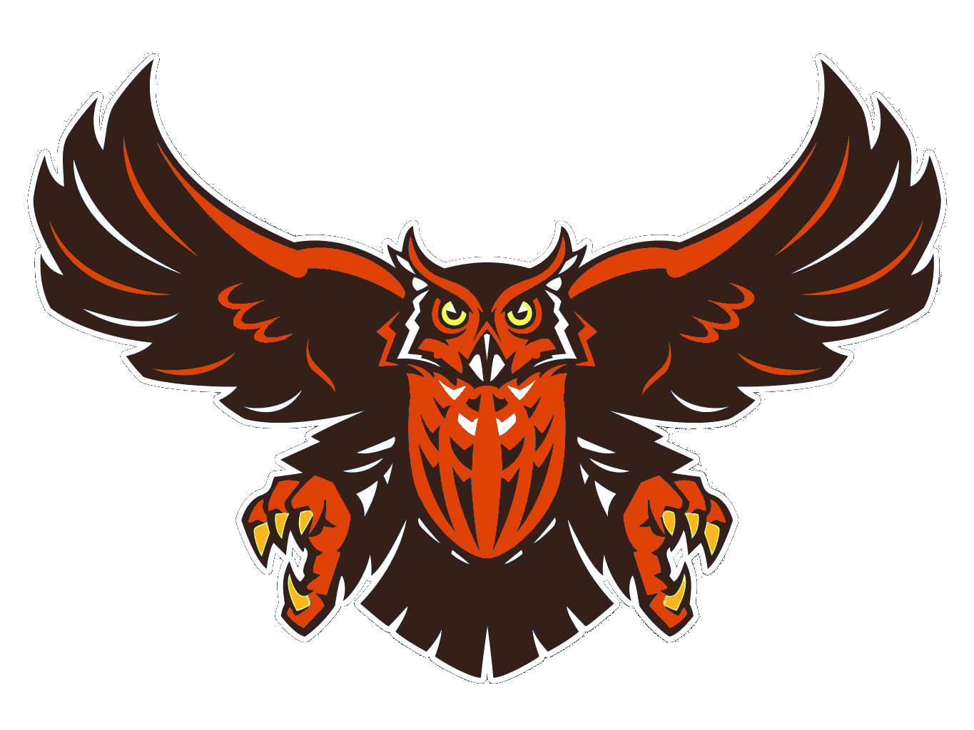 Owl Orange Cut Free Images At Clker Com Vector Clip Art Online Royalty Free Public Domain