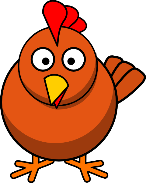 Chicken Cartoon Clip Art at Clker.com - vector clip art online, royalty