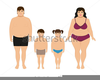 Sexy Fat Woman Clipart Image