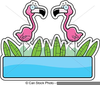 Clipart Of Pink Flamingos Image