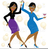 Clipart Of Ladies Partying Image