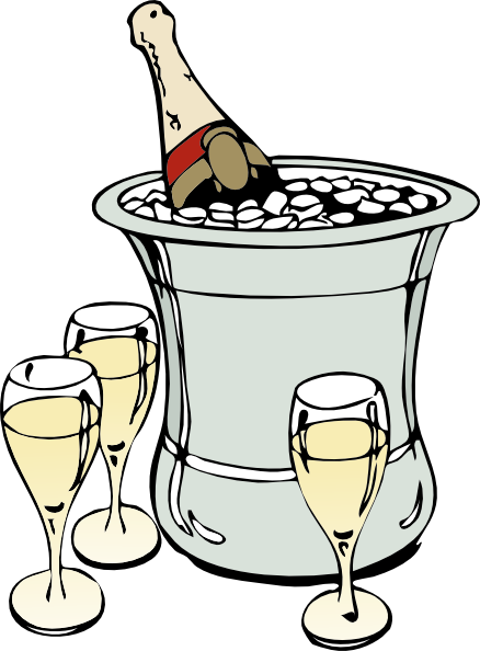 Champagne cartoon picture