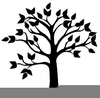 Plants Black And White Clipart Image