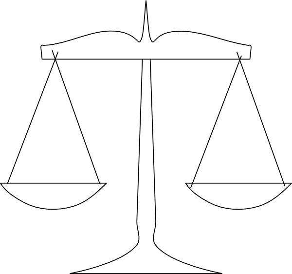 free clipart images scales of justice - photo #21