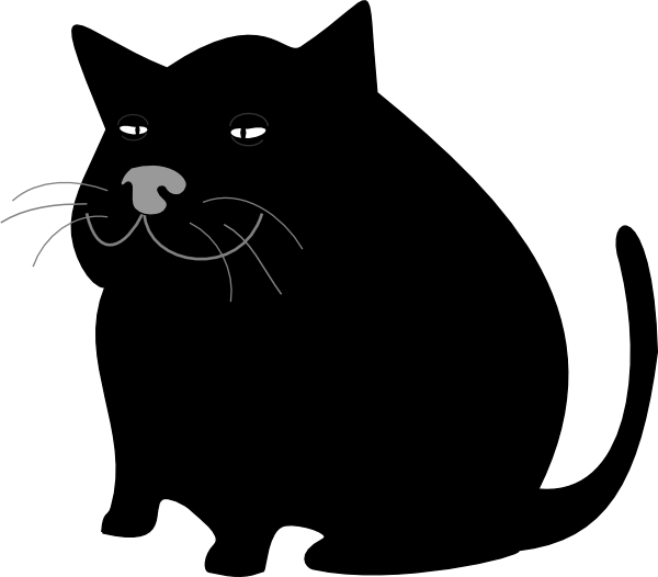free clip art black cat - photo #43