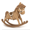 Free Clipart Rocking Horse Toy Image