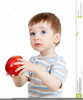 Clipart Child Holding Toy Image