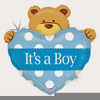 Baby Boy Sports Clipart Image