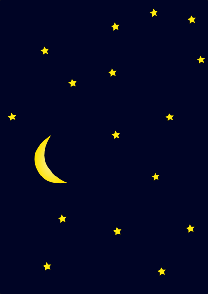 clipart of night time - photo #8
