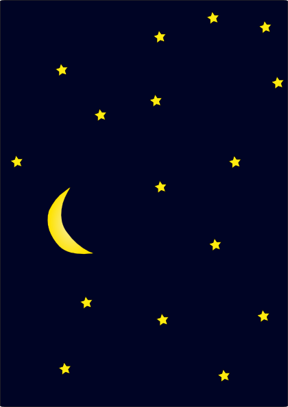 free clipart of night - photo #6