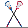 Lacrosse Sticks Clipart Image