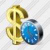 Icon Dollar Clock Image