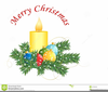 Christmas Candlelight Clipart Image