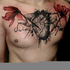 Zebra Heart Tattoos Image