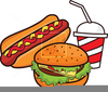 Hotdog And Soda Clipart Image