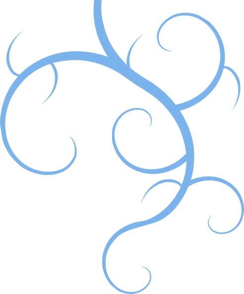 Blue Swirls Clip Art At Vector Clip Art Online Royalty