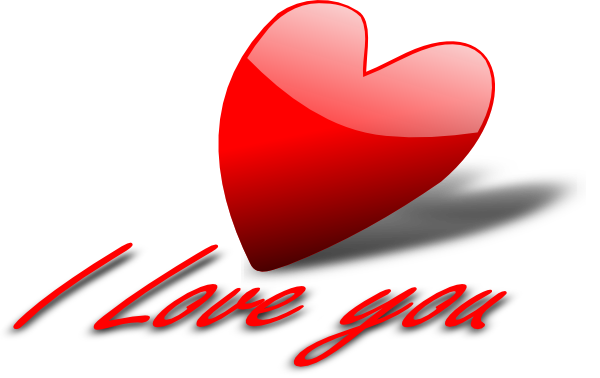 love heart clipart free. I Love You Heart clip art