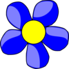 Blue Flower Clip Art
