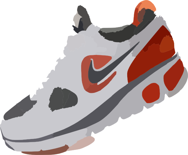 clipart running shoes - photo #12