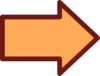 Orange Arrow Clip Art