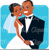 Couple Getting Married Clipart Image