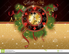 Christmas Party Invitations Clipart Image