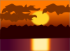 Sunset Clip Art