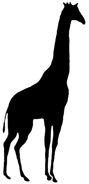 free clipart silhouette animals - photo #3