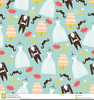 Vintage Fabric Clipart Image