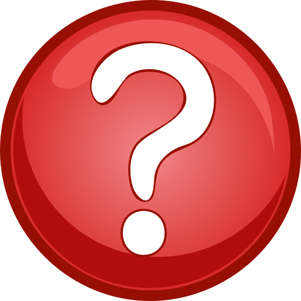 Red Question Mark Circle clip art
