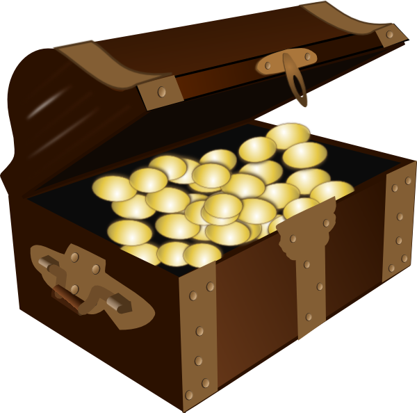 free clipart images treasure chest - photo #14