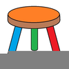 Legged Stool Clipart Image