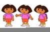 Dora Explorer Clipart Birthday Image