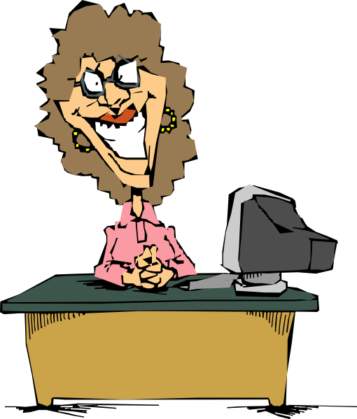 funny receptionist clipart - photo #10