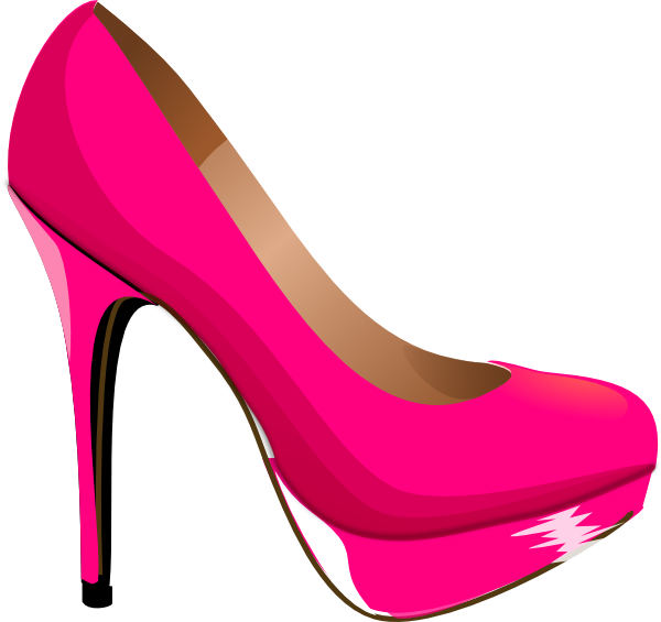 Pink Highheal Shoe Clip Art at Clker - vector clip art online ...