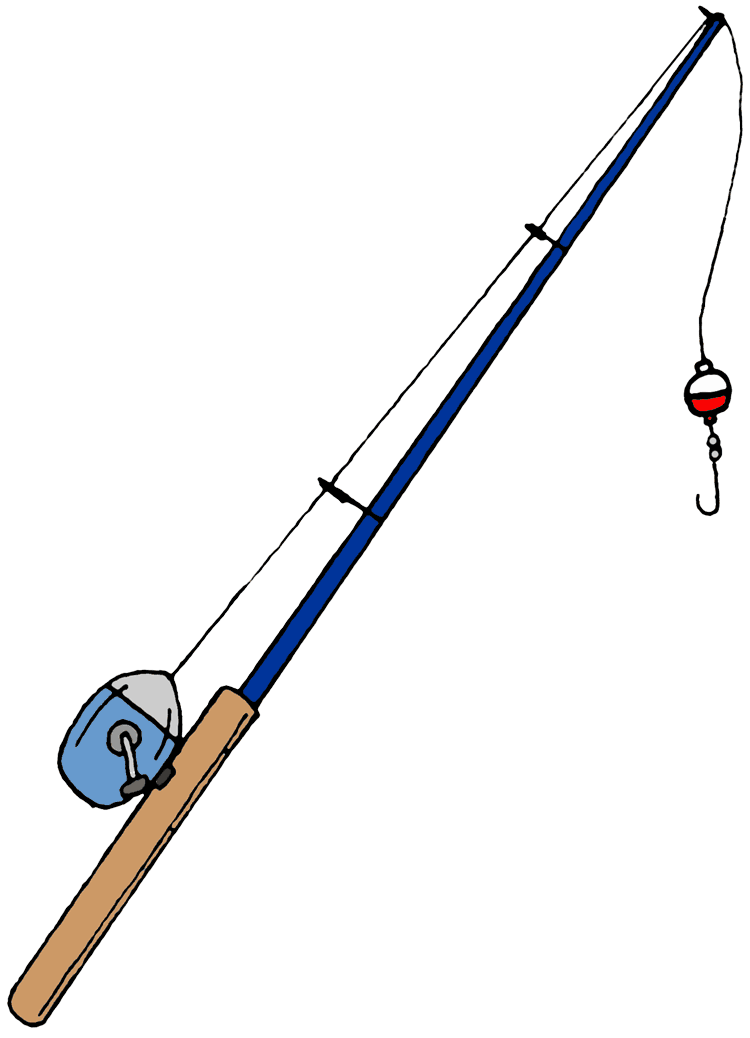 free clip art fishing. Fishing Pole image