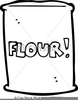 Bag Of Flour Clipart Image