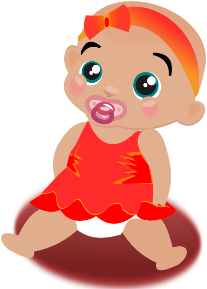 babies clipart. Baby Girl