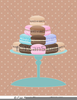 Cake Stand Clipart Image