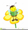 Funny Cliparts Flower Cartoon Image