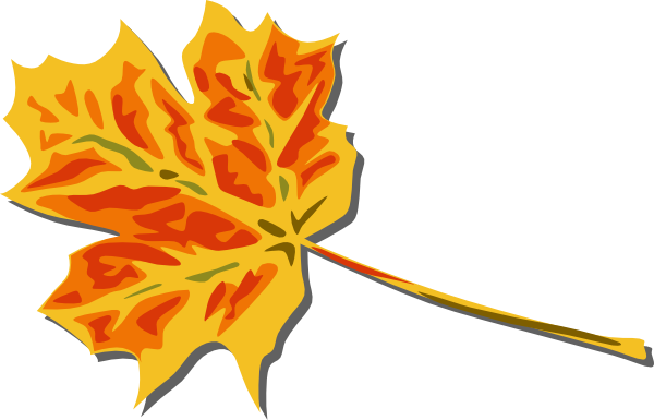 free clip art for autumn leaves - photo #12