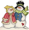 Snowpeople Clipart Image