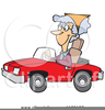 Clipart Lady In Car Image